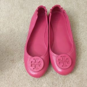Tory Burch pink flats size 8